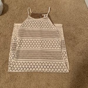 3/$10🌸 Poetry Off-White Dress (sz Small)